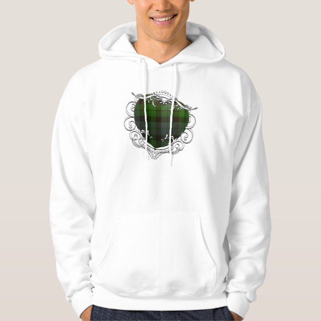 MacKay Tartan Heart Hoodie (Front)