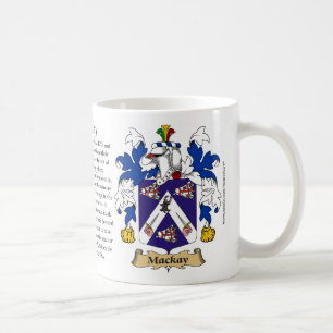 Mackay, the Origin, the Meaning and the Crest Coffee Mug