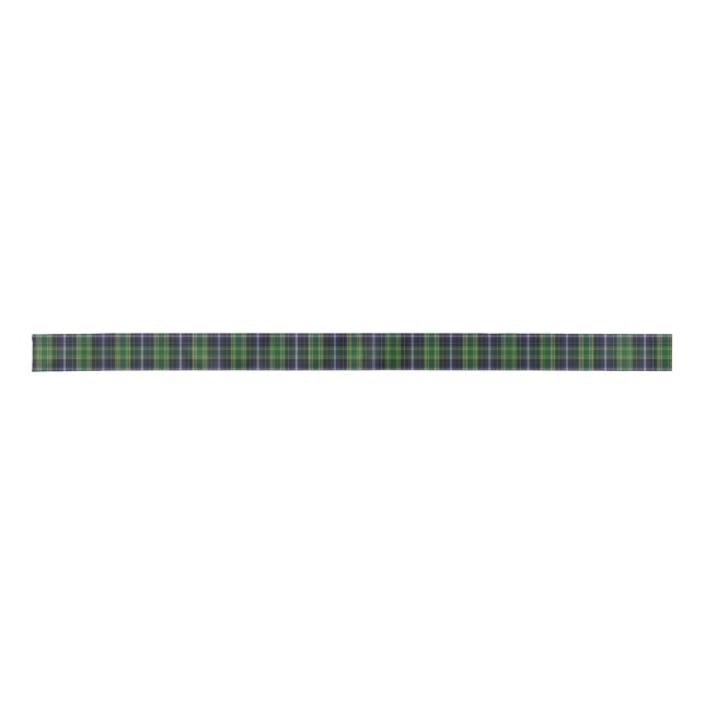 MacKellar Clan Tartan Plaid Ribbon Satin Ribbon (Front)