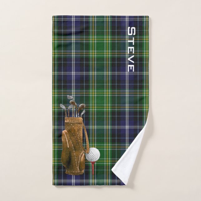MacKellar Plaid Golf Towel (Hand Towel)