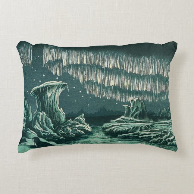 MacKenzie - Aurora Borealis in High Latitudes Accent Pillow (Front)