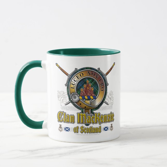 MacKenzie CLan Badge Mug (Left)