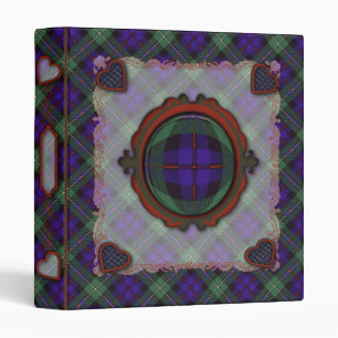 Mackenzie Scottish clan tartan - Plaid Binder
