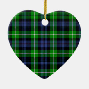 MacKenzie Tartan (aka Seaforth Highlanders Tartan) Ceramic Ornament