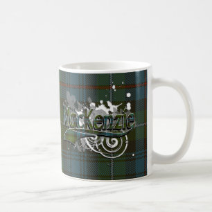 MacKenzie Tartan Grunge Coffee Mug