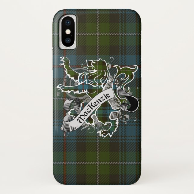 MacKenzie Tartan Lion Case-Mate iPhone Case (Back)