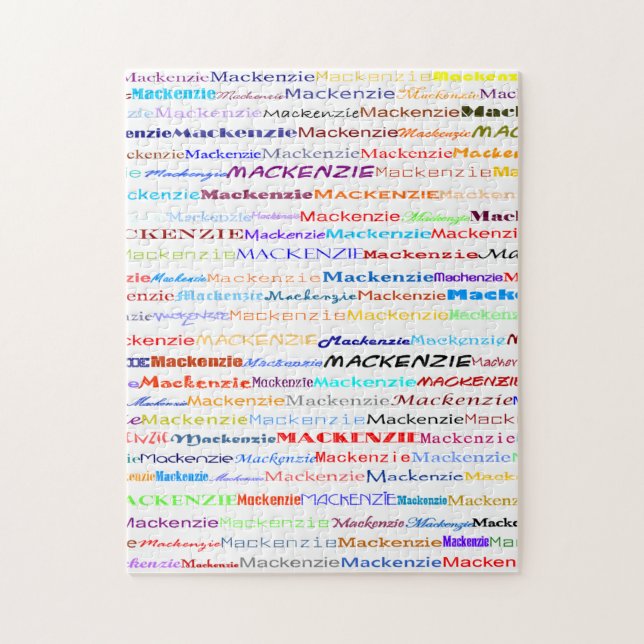 Mackenzie Text Design II Puzzle (Vertical)