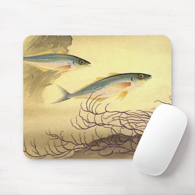 Mackerel Fish Swimming in the Ocean Mouse Pad (With Mouse)