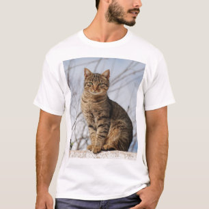 Mackerel Tabby Cat T-Shirt
