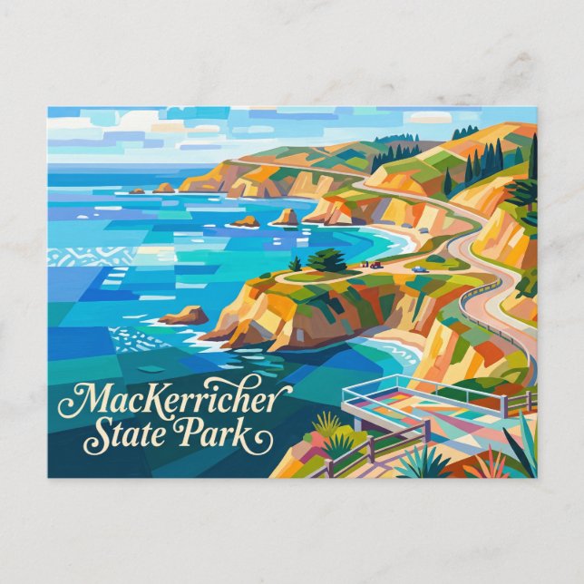 MacKerricher State Park California Postcard (Front)
