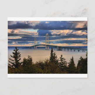 Mackinac Bridge 1060 Postcard