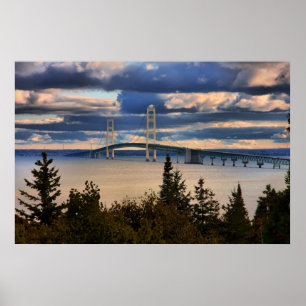 Mackinac Bridge #1060 Poster