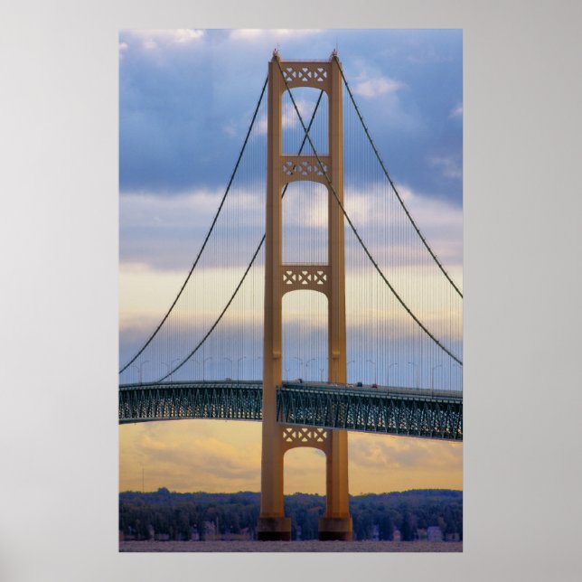 Mackinac Bridge #1083 Poster (Front)