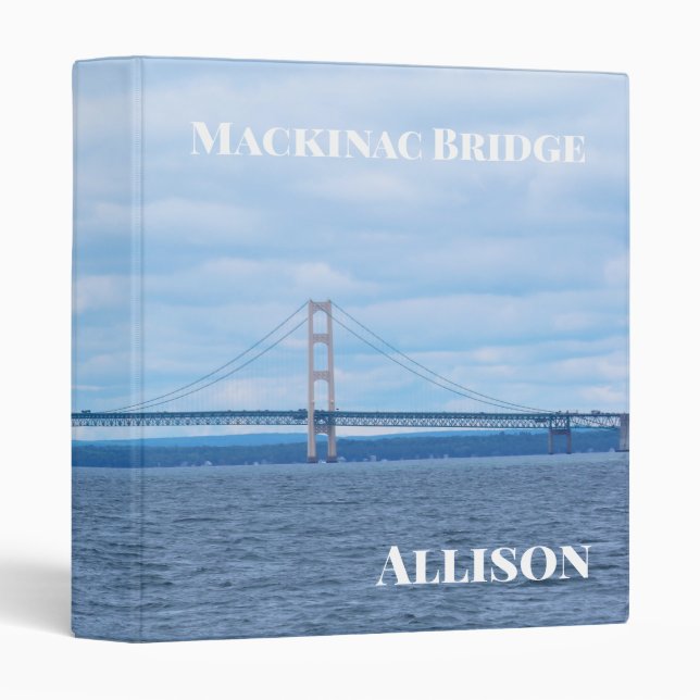 Mackinac Bridge  Binder (Front/Spine)