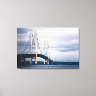 Mackinac Bridge Canvas Print