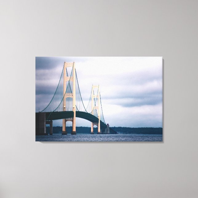 Mackinac Bridge Canvas Print (Front)