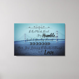 Mackinac Bridge Canvas Print