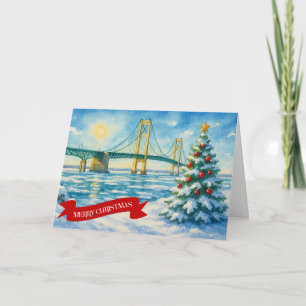 Mackinac Bridge Christmas Card