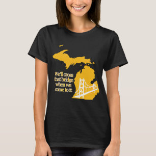 mackinac bridge dark T-Shirt