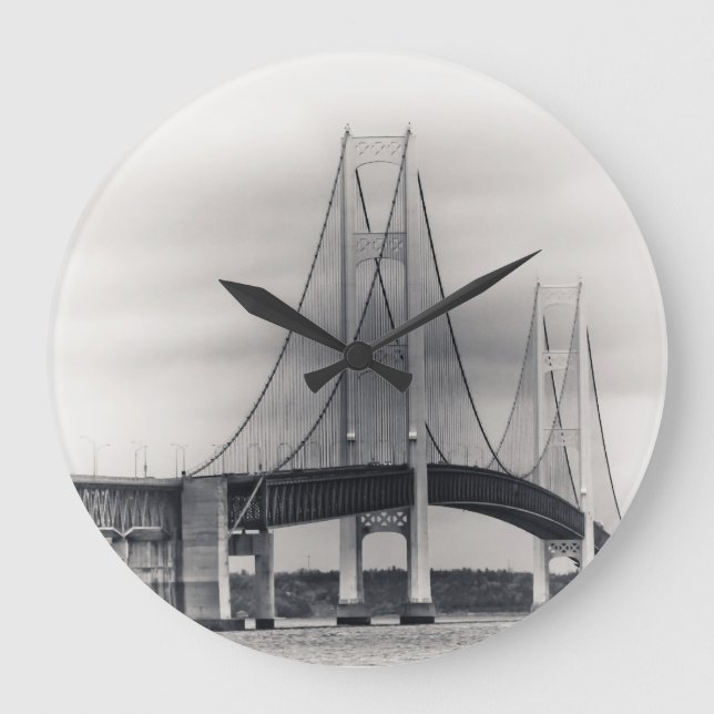 Mackinac Bridge Large Clock (Front)