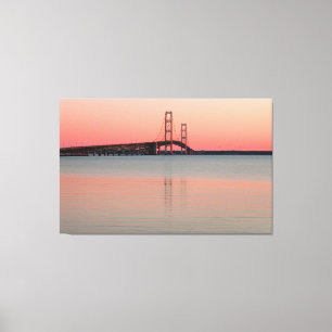 Mackinac Bridge, Michigan Canvas Print
