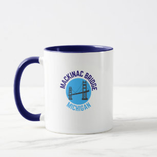 Mackinac Bridge Michigan Hometown Coffee Mug