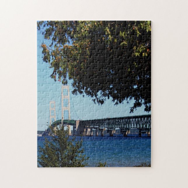 Mackinac Bridge Photo Jigsaw Puzzle (Vertical)