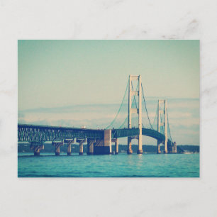 Mackinac Bridge Postcard
