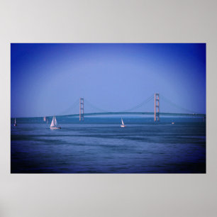 Mackinac Bridge Poster