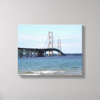 Mackinac Bridge Wrapped Canvas