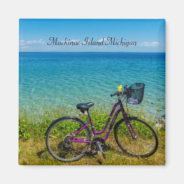 Mackinac Island Bike Magnet (Front)