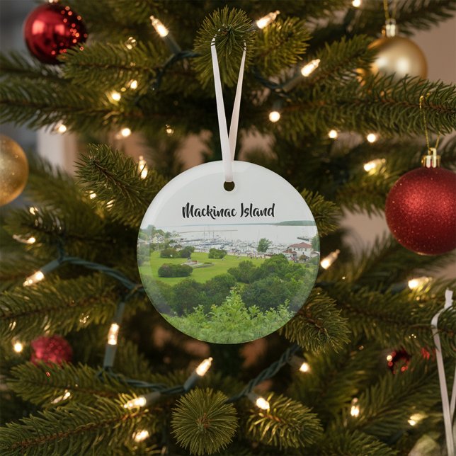 Mackinac Island  Glass Ornament (Creator Uploaded)