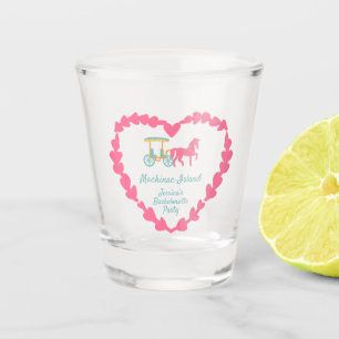 Mackinac Island Horse Drawn Carriage Bachelorette Shot Glass