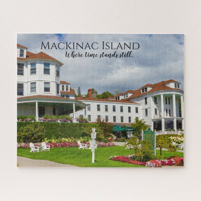 Mackinac Island Hotel Mackinac Island Jigsaw Puzzle (Horizontal)