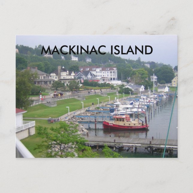 MACKINAC ISLAND MACKINAW ISLAND POSTCARD (Front)