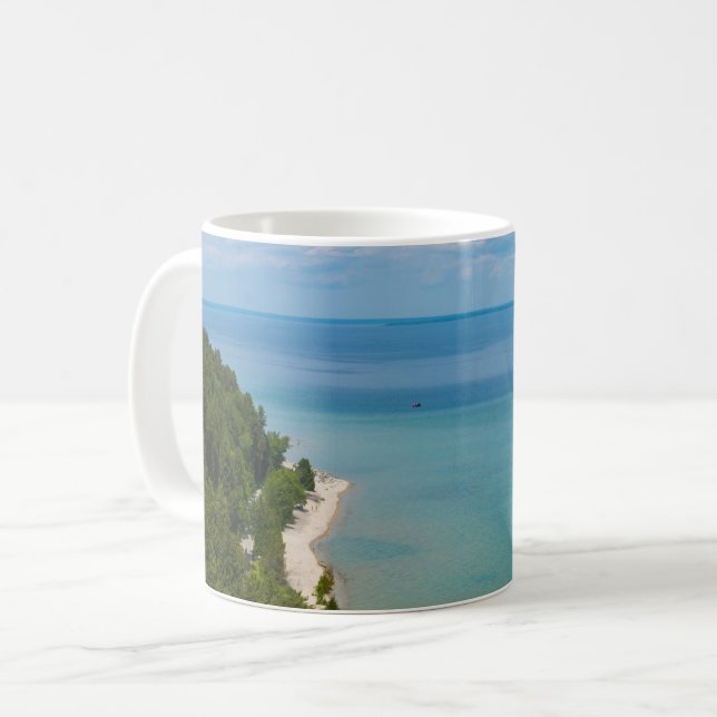 Mackinac Island Skyview Coffee Mug (Front Left)