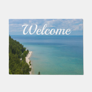 Mackinac Island Skyview Welcome Doormat
