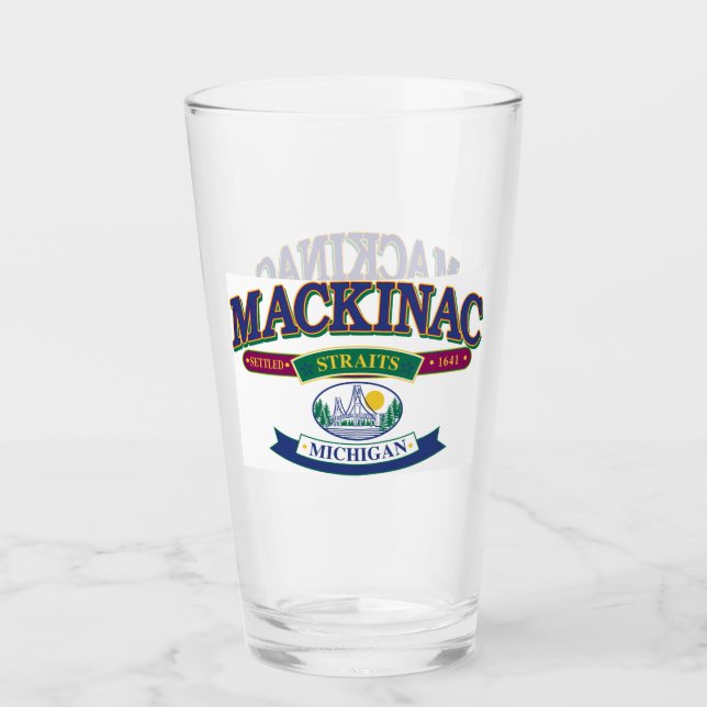 Mackinac Island The Starits Glass (Front)