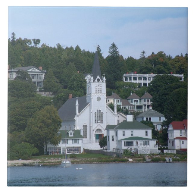 Mackinac Island Tile or Trivet (Front)