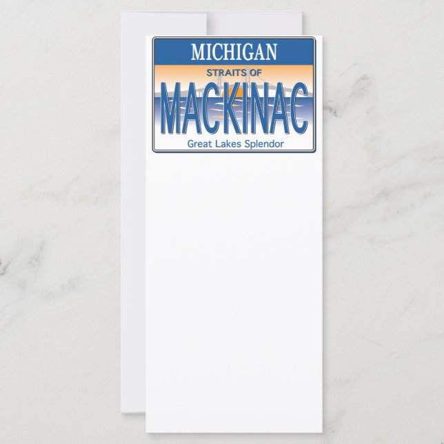 Mackinac License (Front)