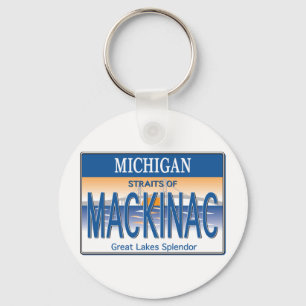 Mackinac License Keychain