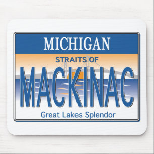 Mackinac License Mouse Pad