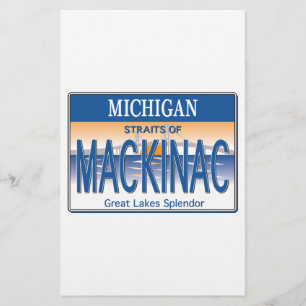 Mackinac License Stationery
