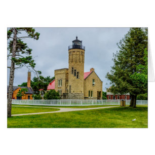 Mackinac Point Light Greeting Card