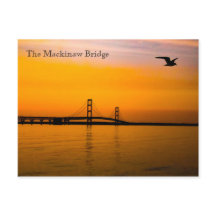 Mackinaw Bridge at Sunset