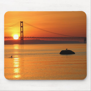Mackinaw City Sunrise Mousepad