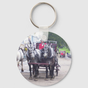 Mackinaw Island Series Keychain