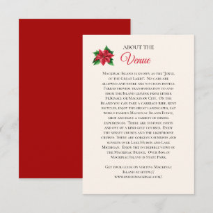 Mackinaw Island Wedding Venue Information Card