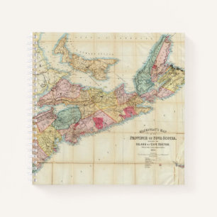 Mackinlay's map of the Province of Nova Scotia 2 Notebook