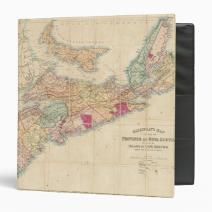 Mackinlay's map of the Province of Nova Scotia 3 Binder